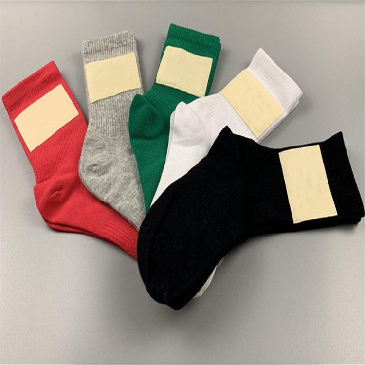 

High quality short sport g Socks Street Style Stripe Sports Basketball Sock For Men and ms 5pcs/lot mens designer With Box, Black