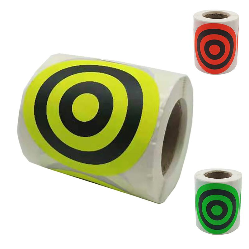 

Gift Wrap 200Pcs/Roll 3 Inch Self Adhesives Reactive Splatter Parper Target Sticker For Archery Bow Hunting Training Targets