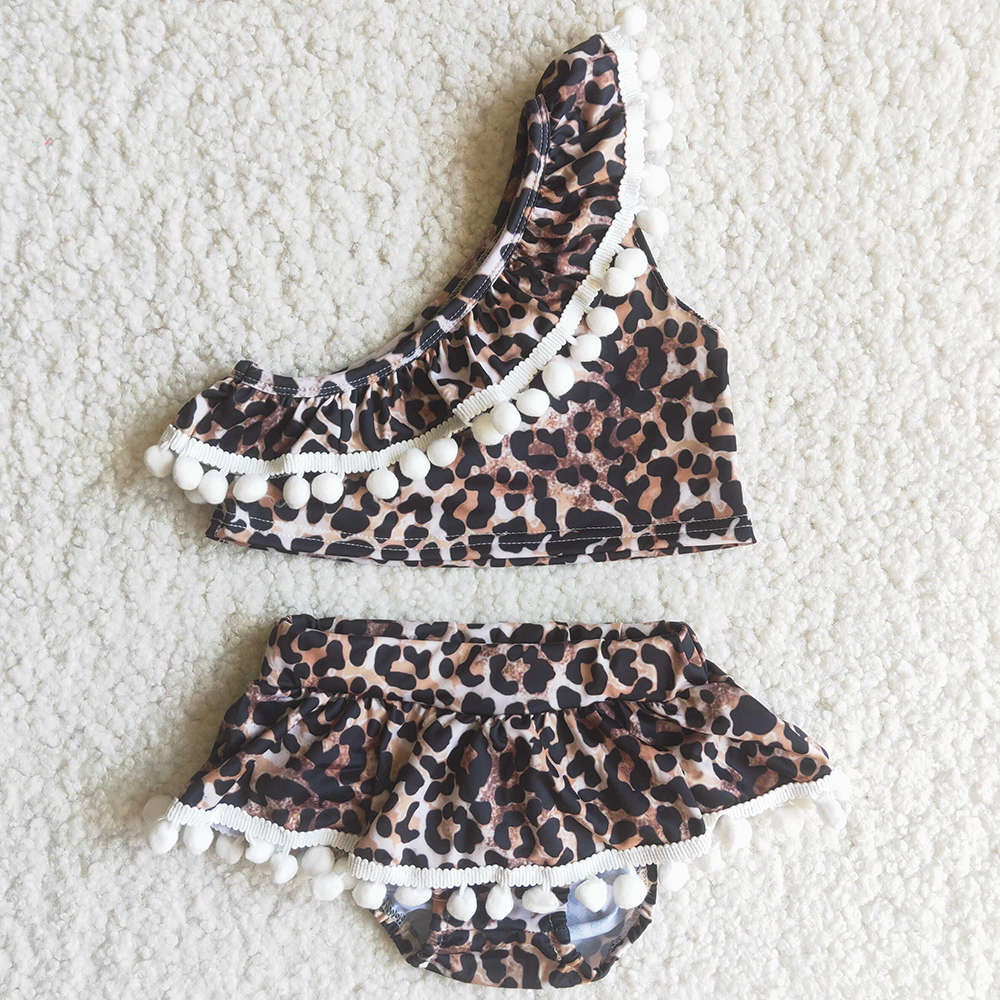 

Kids Designer Clothes Sets Girls Swimsuit Boutique little Baby Swimwear Leopard Fashion Summer Kid Girl Swimsuits Bikini 2pcs Toddler Outfit, Multi