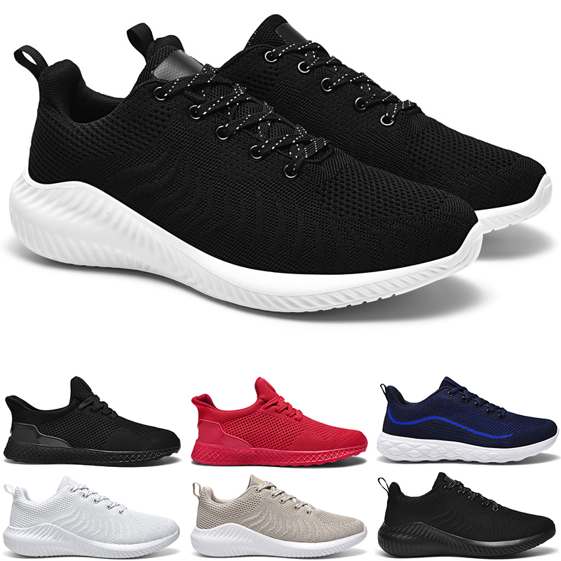 

men running shoes classic black white mesh sneaker breathable outdoor soft jogging walking tennis shoe sports sneakers, Color 6