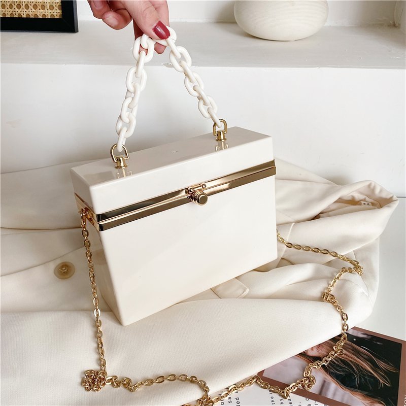 

Bag Small Women's Summer Fashion Candy Color Dinner Bag Acrylic Chain Msenger