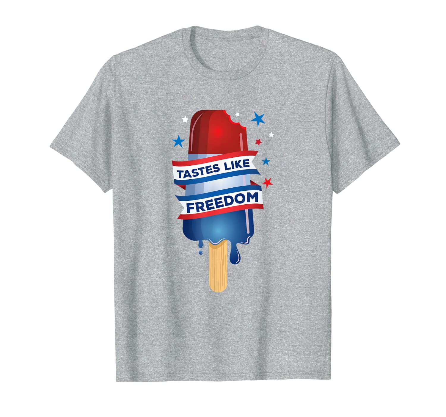 Tastes Like Freedom - 4th of July Firecracker Popsicle T-Shirt-image-701957957