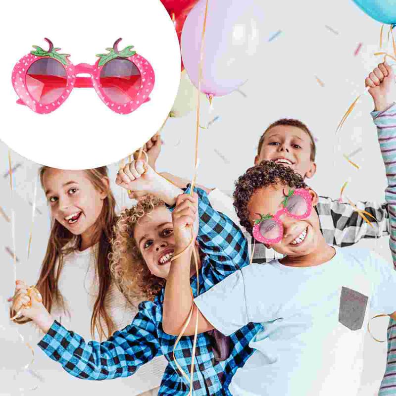 

Party Favor 1pc Strawberry Glasses Fancy Dress Accessory Fashion Funny Creative Sunglasses