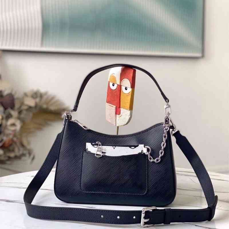 

Women Luxurys Designers Bags 2021 L family water ripple Single Messenger 80688 High-quality Facto Designer Handbag Handbags Totes Crossbody Bag