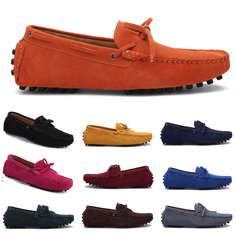 

men casual shoes Espadrilles triple black navy brown wine red Lime Green Sky Blue Burgundy mens sneakers outdoor jogging walking three