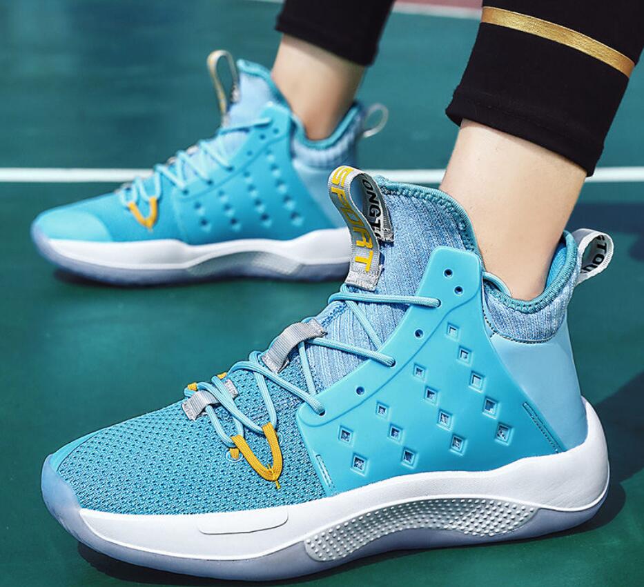 

Basketball shoes men's high-top sonic 8s boots non-slip wear-resistant Wade's way of breathable shock absorption, Colour 1