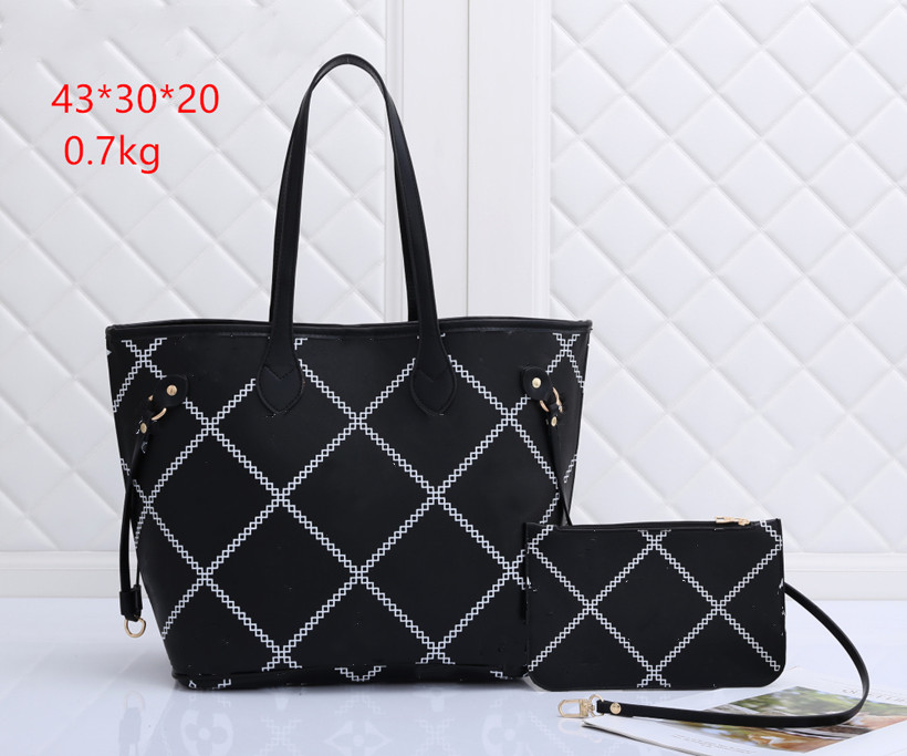 

YQ 2022 GM tote Designers Evening bags womens bag Shopping Pu Leather handbags purses lady totes Coin Purse 2pcs set Composite Bag, Extra shipping