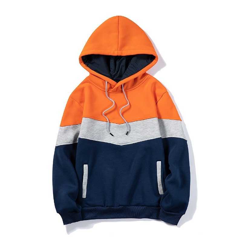

spring autumn harajuku stitching printing custom super dalian hoodie men's and women's streetwear fashion casual, Black