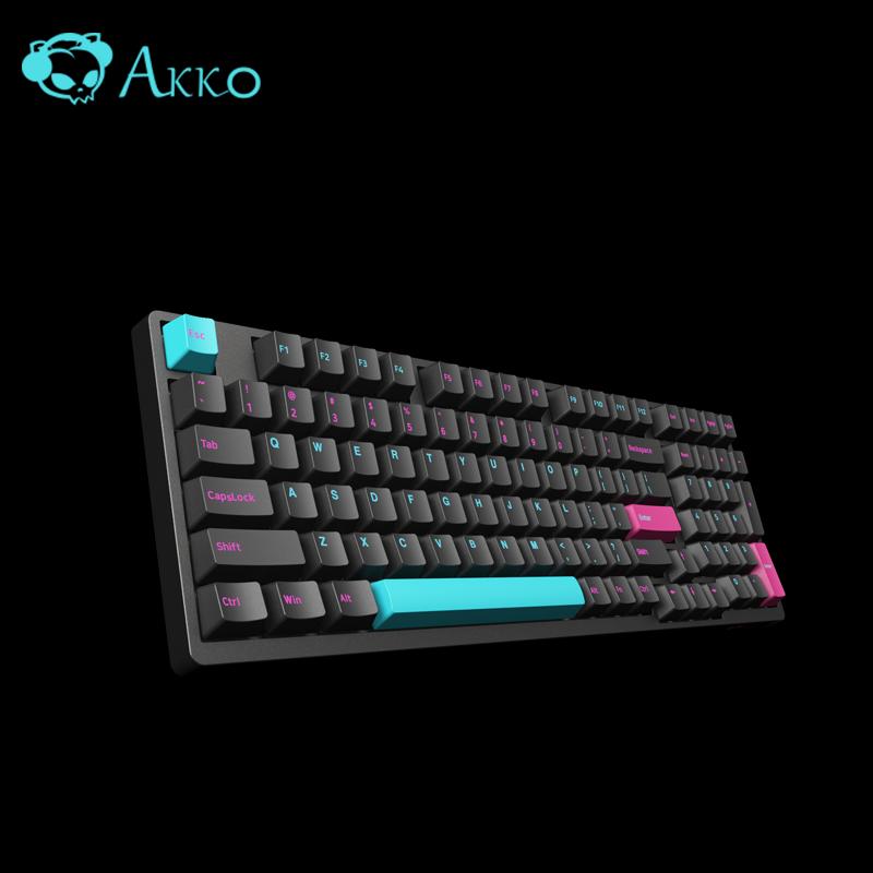 

Keyboards AKKO 3096DS Midnight Wireless Mechanical Keyboard 100keyC SWITCH Notebook Desktop Computer