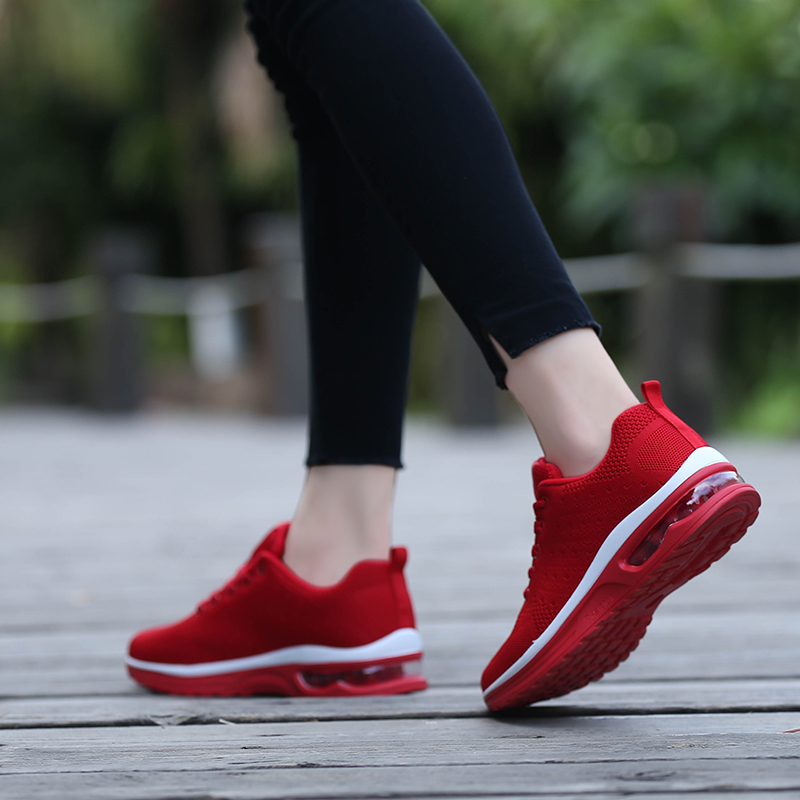 

2022 Womens Mens Sports Knitted Fabric Running Shoes Big Size 13 Black White Red Gray Jogging Trainers Sneakers Eur 35-47 Code: LX17-5066