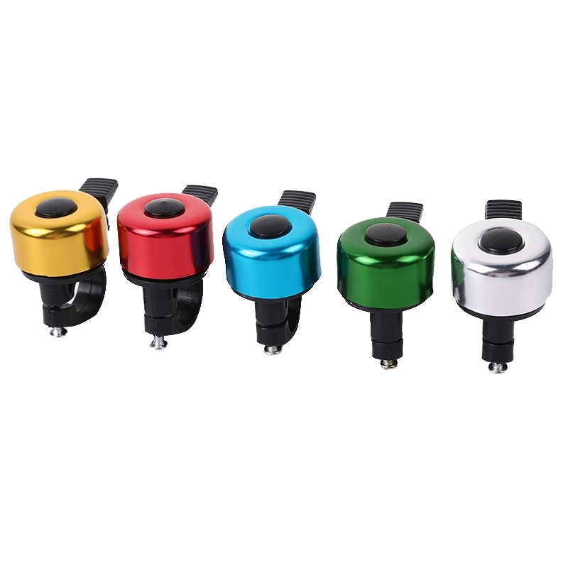 

Solid color simple aluminum alloy bicycle manual mountain bike fashion compact metal bell