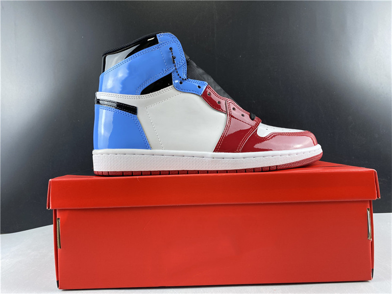 

Mens 1 I Fearless Basketball Shoes Jumpman 1s Blue Red Black Designer Sports Sneakers Ship With Box Size EU40-47.5, Clear
