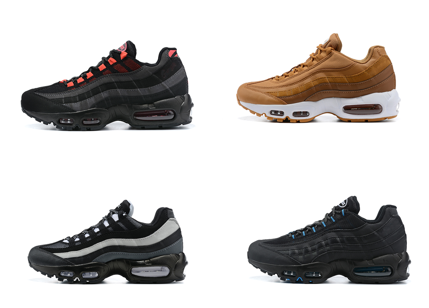 

High quality Neon 95 men running shoes Triple Black White Greedy Ghost Cherry Blossom 95s mens trainers sports outdoor platform tennis sneakers 40-46, Customdsfadsfize