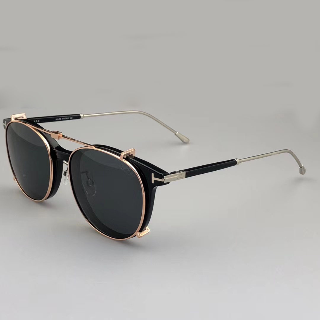

Luxury designer glasses TF5644 High quality Titanium Clips Professional Custom-made Precription Eyewear Myopia Hyperopic Progressive Glasses
