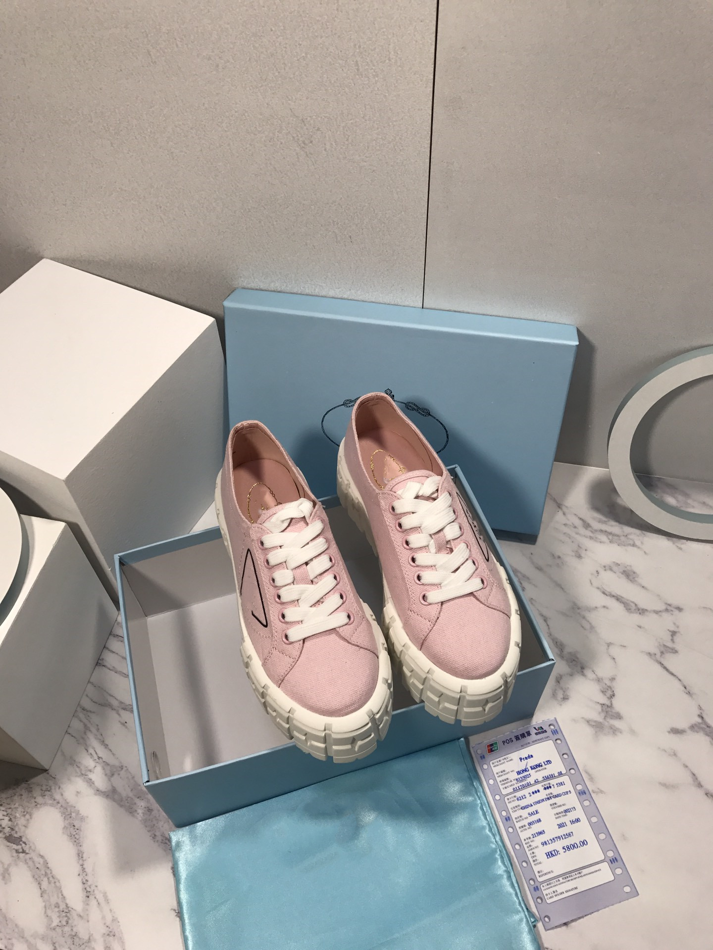 

Winter sale counters on five-color thick bottom sponge white shoes/casual shoes mark the original right import custom version of logo private membrane EVA, Pink