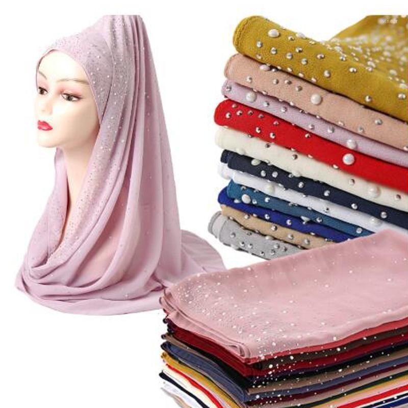 

Scarves Malaysian National Style Long Scarf Hijab Women Luxury Jewelry Chiffon Autumn Winter Christmas Gift, Blue;gray