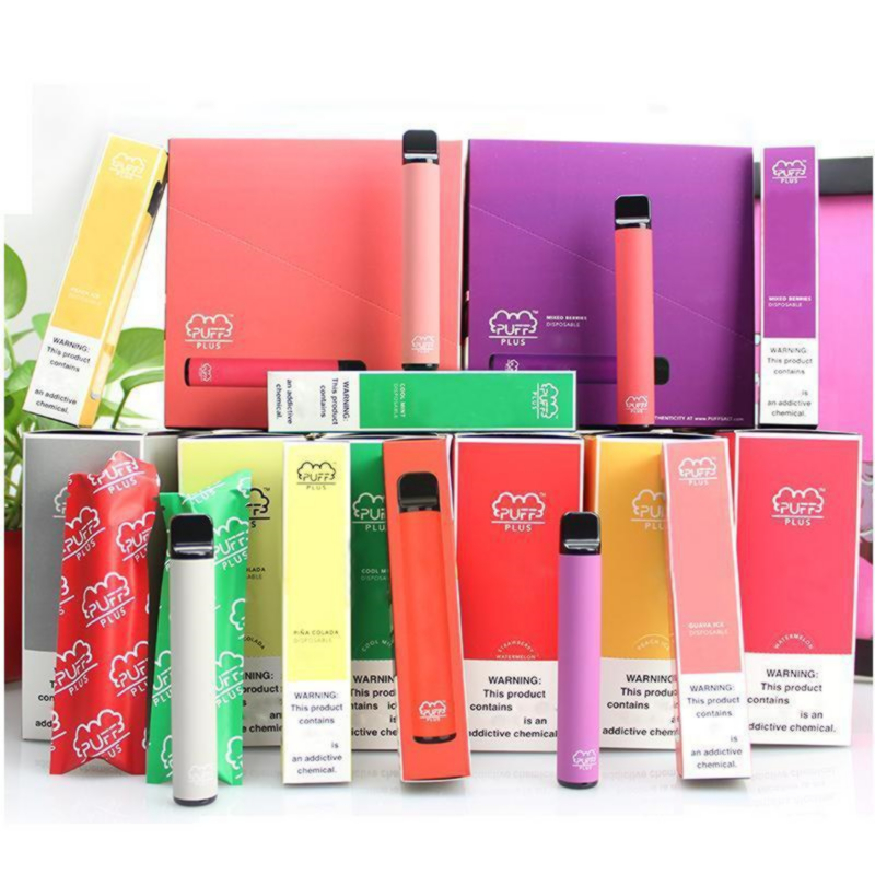 

15 Colors Puff Plus Disposable Vape Puff Bars Plus 3.2mL Pre-Filled Pod 550mAh Battery Stick Style Portable Ecig for sell