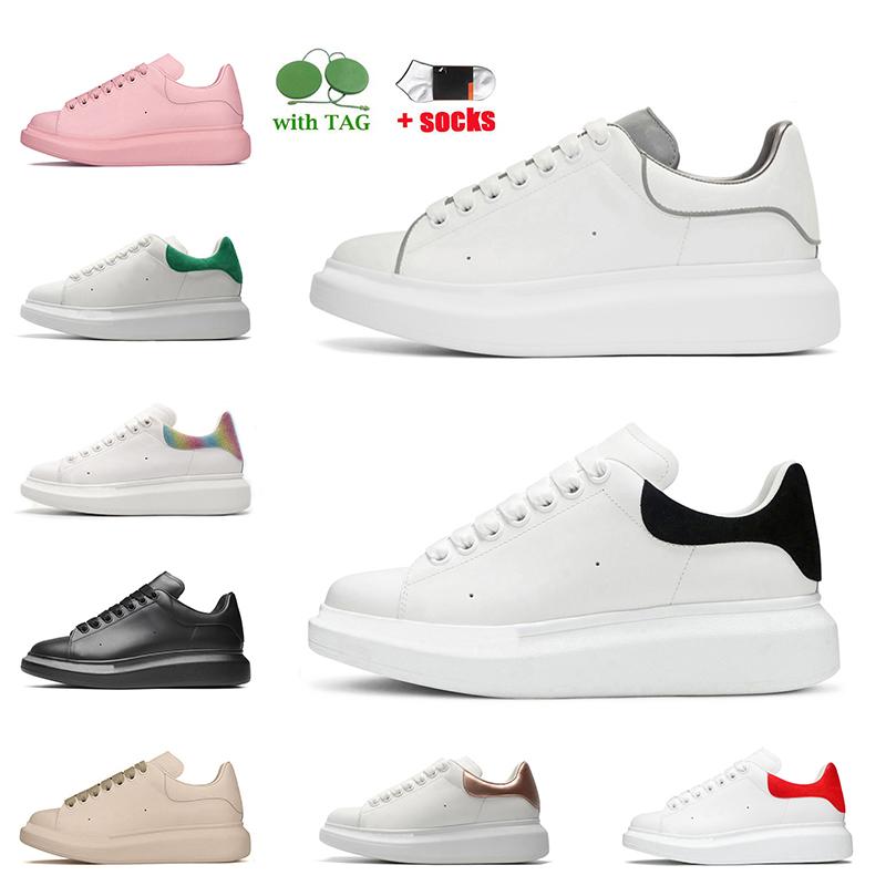 

GG's sneakers 3m Reflective Women Mens Casual Designer Shoes Luxury Fashion Platform Sneakers Genuine Leather Triple White Black Red Green P, D40