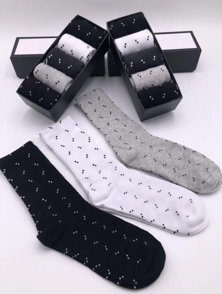 

21SS luxur socks for Mens and Womens sport long sock 100% Cotton wholesale Couple 5 pcs with box, Five pairs/mixed color