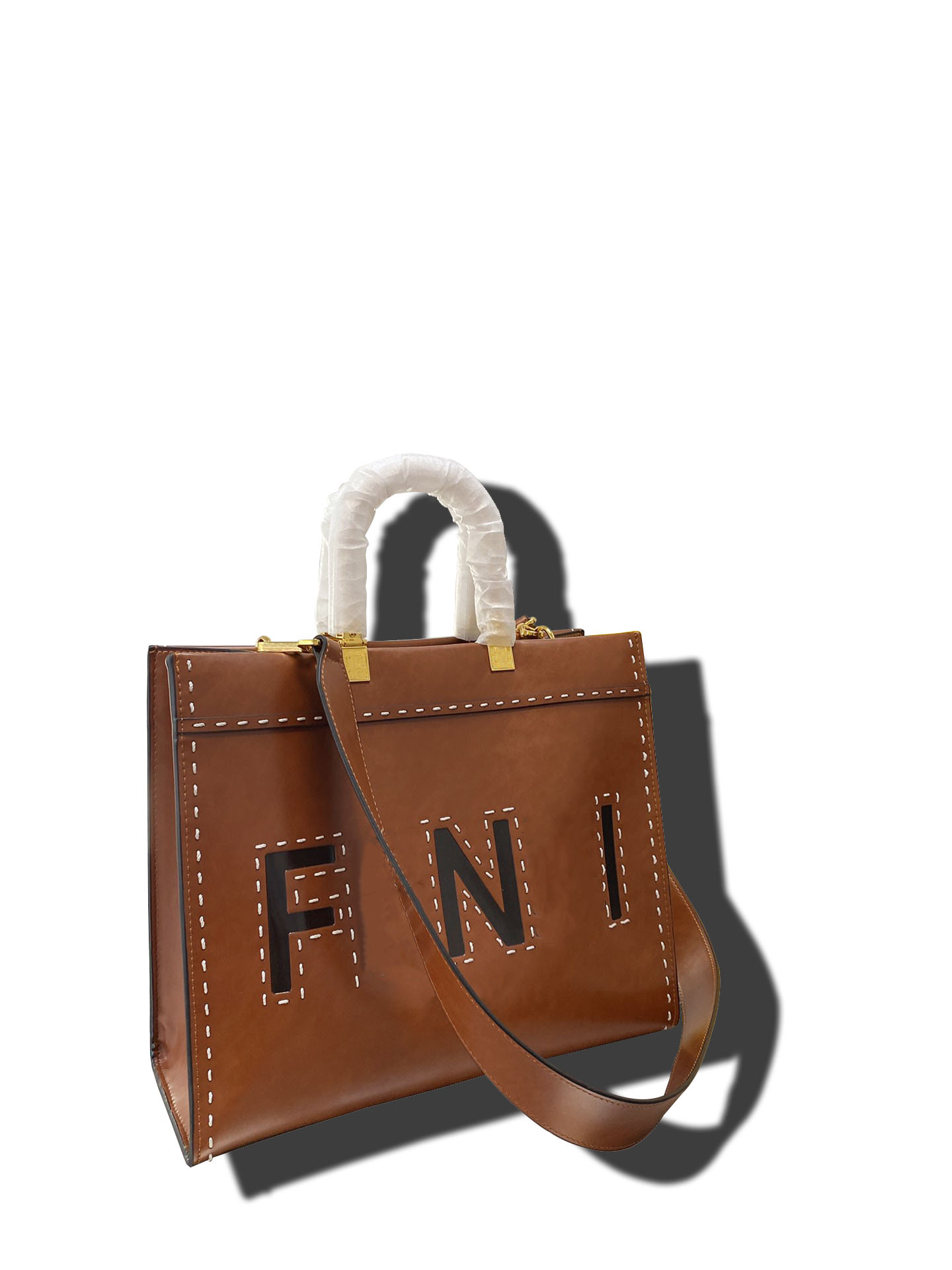 

2021 F Shopping bag brown fashion style large capacity travel and leisure convenient versatile leather soft high-end brand