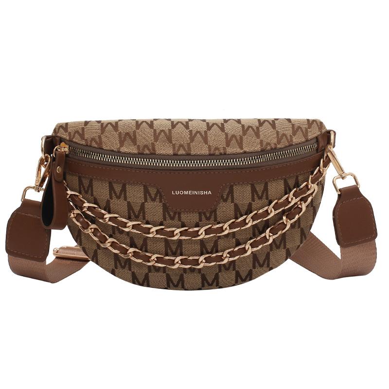 

Waist Bags 2021 Retro Bag PU Leather Fanny Pack Shoulder Ladies Women Vintage Belt Multifunctional Chest