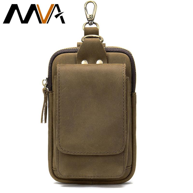 

Genuine Leather Waist Bag For Women's Belt Female Pack Purse Money Woman Phone Coin Passport 7440 Bags