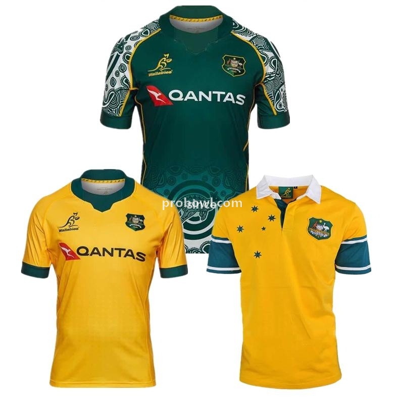 

2020 2021 Fashion WALLABIES INDIGENOUS Australian Rugby Kangaroos 20 21 national team shirt Mens size S-3XL, 1999 retro jersey