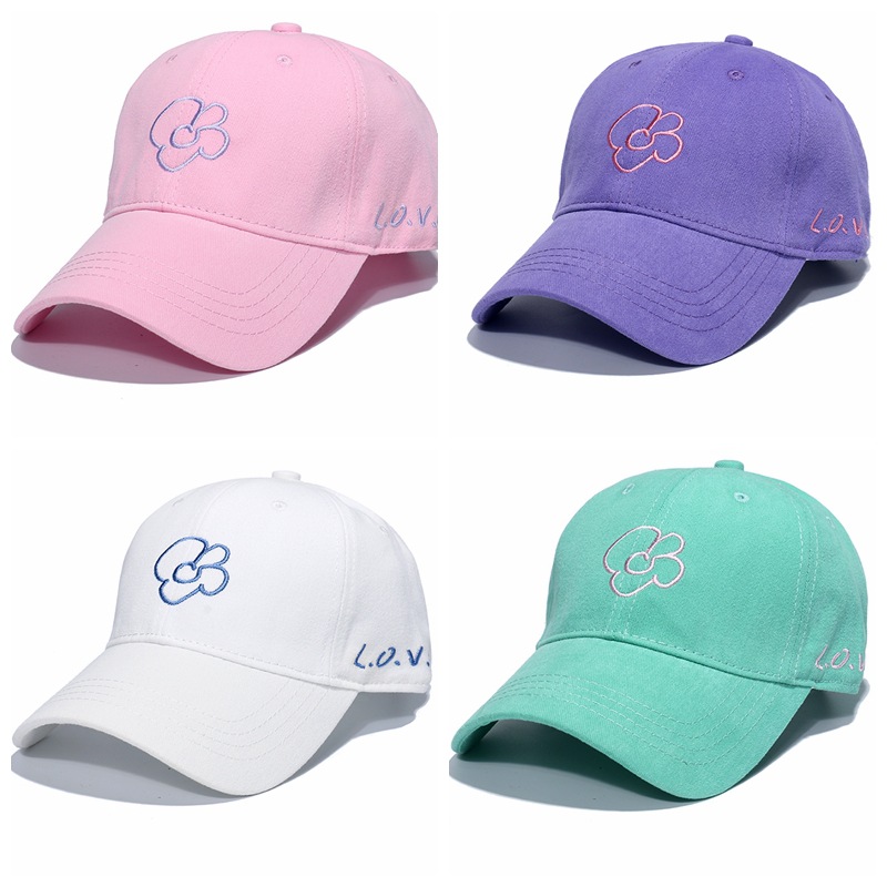 

INS Japanese and Korean Peaked Cap Face-Looking Sun-Proof Sun Hat a Small Flower Internet Celebrity Baseball Trendy Female No. 202, Green