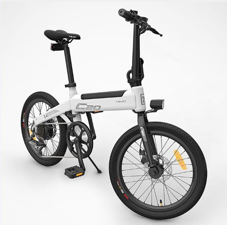 

[EU NO TAX] HIMO C20 Electric Scooters Moped Bike Ebike 10Ah 250W Motor 20 Inch 36V Grey White Electrical Bicycle item