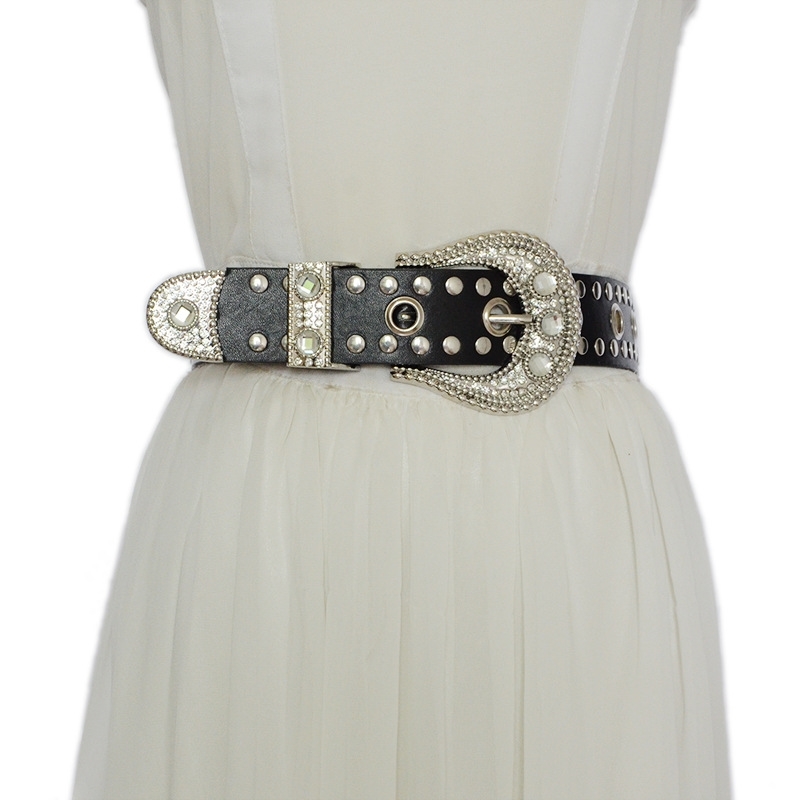 

Designer belts 2023 Women's leather buckle punk style with jeans decorative belt