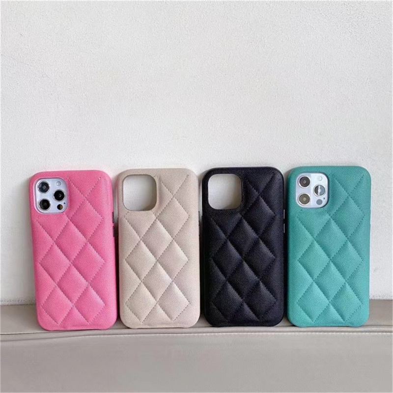 

Luxury brand Embossing printing Phone cases for iPhone 7 8 Plus 11 12 Mini 13 Pro Max X XS Leather protective Anti falling case, Black with c metal l o go