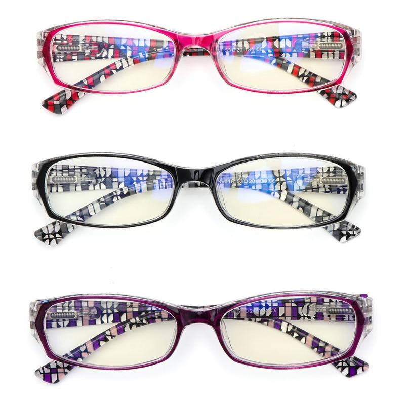 

Sunglasses Women Flowers Elegant Vintage Anti-Blue Light Eyeglasses Eye Protection Ultra Frame Reading Glasses