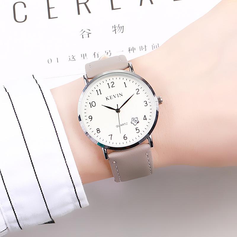 

Brand Women's Watches Top Fashion Calendar Womens Ladies Simple Lovers Leather Analog Quartz Wrist Watch Clock Wristwatches, Small brown