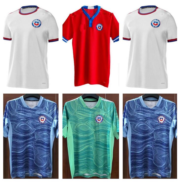 

2021 2022 Chile Soccer Jerseys Alexis Vidal Valdivia Medel Pinilla Vargas 21 22 home Away Country Team Football Shirt Uniform Copa America