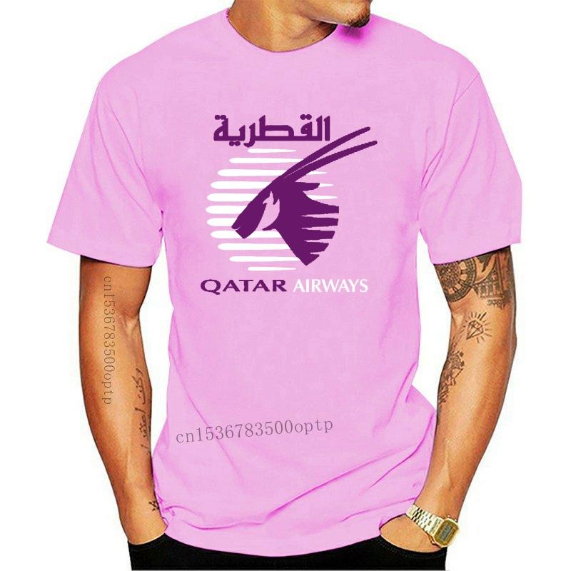 

Men's T-Shirts Qatar Airways Travel Airlines T Shirt, Bule