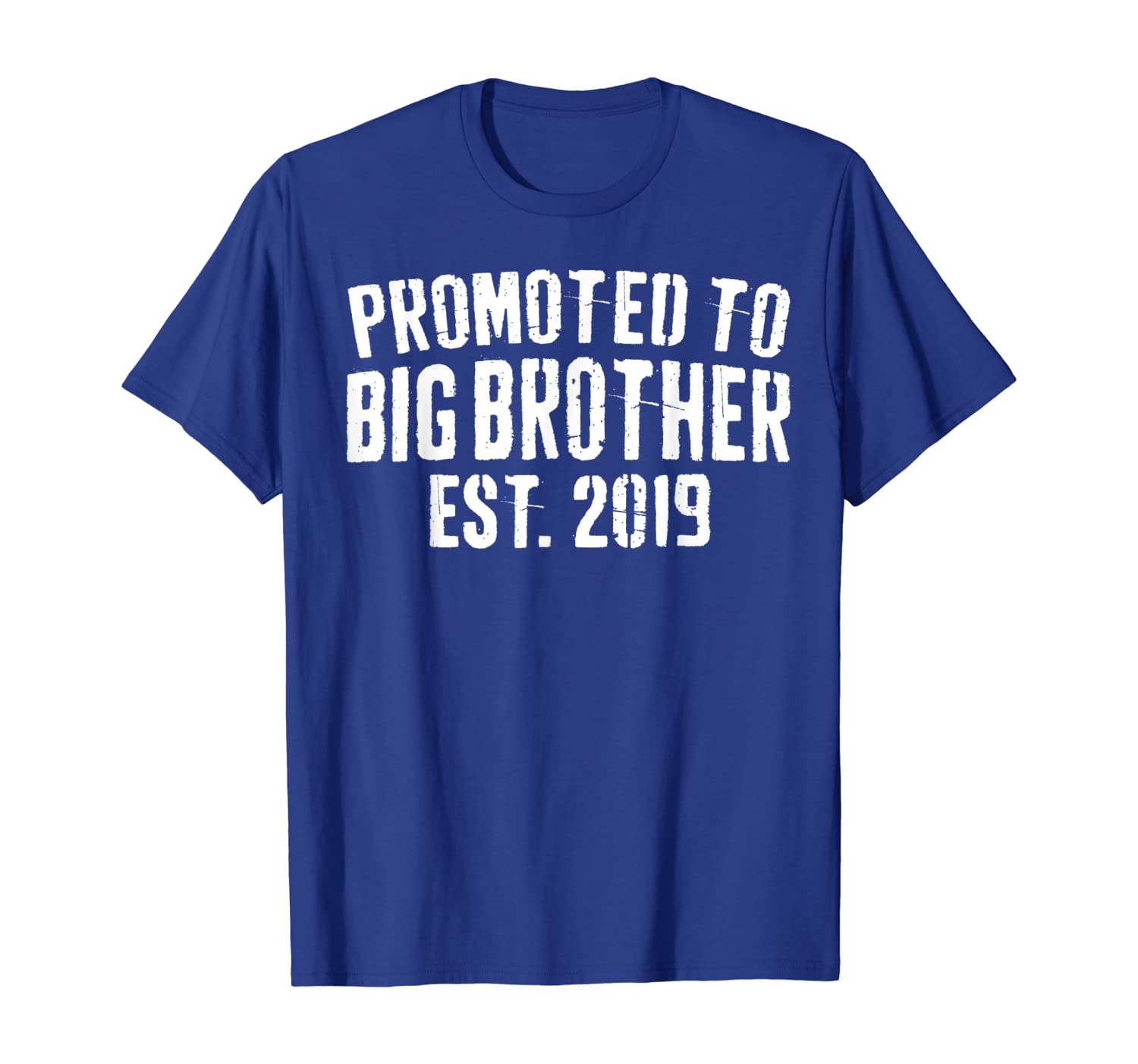 

Promoted To Big Brother 2019 T-Shirt Soon To Be Bro Gift, White;black