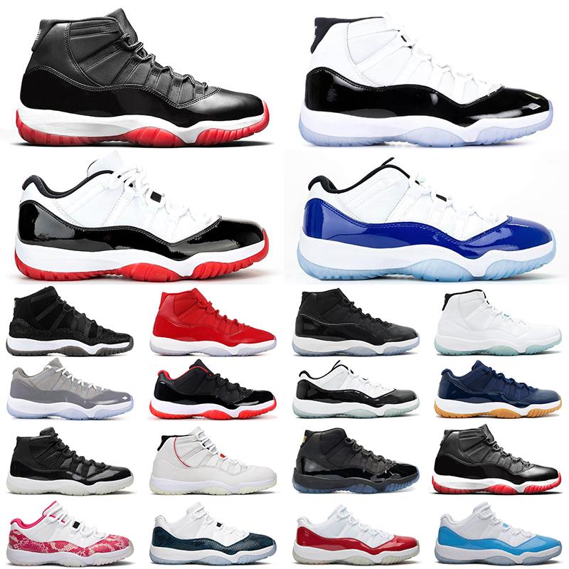 

jordan11s 11 11s men women basketball shoes bred low cut concord Cap Legend blue trainers sports sneakers