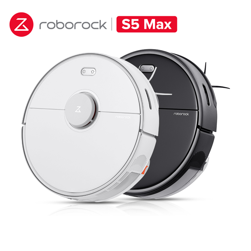 

Roborock S5 Max Robot Vacuum Cleaner Mop WIFI APP Control Smart Sweeping Mopping Global Version(inclusive of VAT)