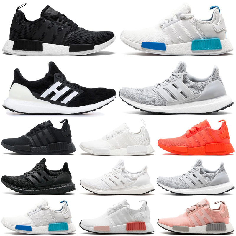 

nmd r1 ultraboost ultra boost men women running shoes triple black white mens womens trainers sports sneakers runners size 36-45 fashion