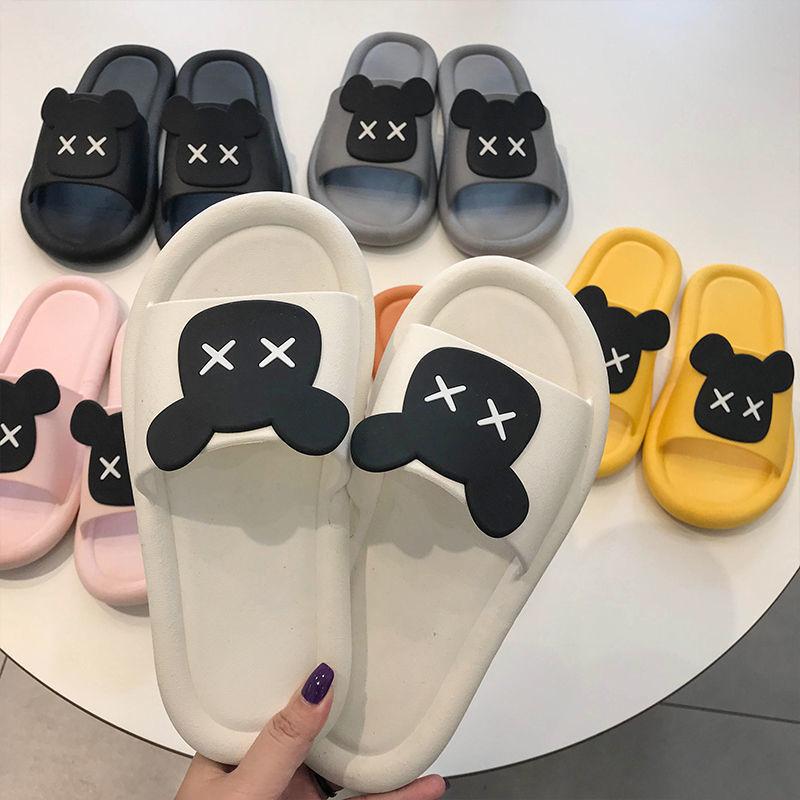 

Slippers Apanzu Slides Women Designer Summer Shoes 2021 Open Toe Low Luxury Flip Flops For Flat Beach Sandals, Yellow