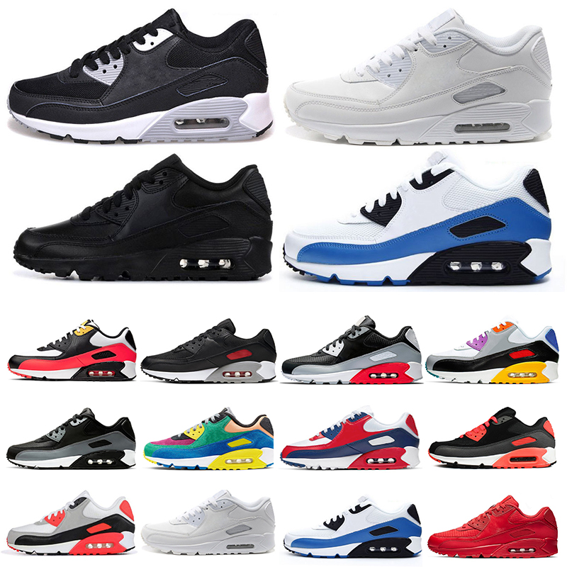 

90 Casual Shoes Mens Womens Worldwide Viotech UNDFTD Infrared Excee Chlorine Blue Mixtape Sneakers Premium 90s Trainers Size 36-46, Color 15