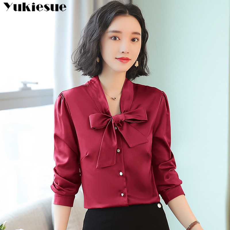 

women's blouse shirt women blusas womens tops and blouses fashion woman blouses long sleeve blusas ladies tops Plus size 210519, Gray