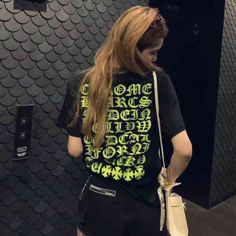 

Short Sleeve T-shirt Sanskrit Personalized Printing Loose Os Half Sleeve T-shirt, White;black