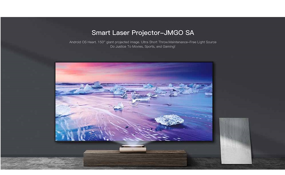 

JMGO SA Ultra Short Throw 2500 ANSI Lumens Laser Projector - Deep Brown