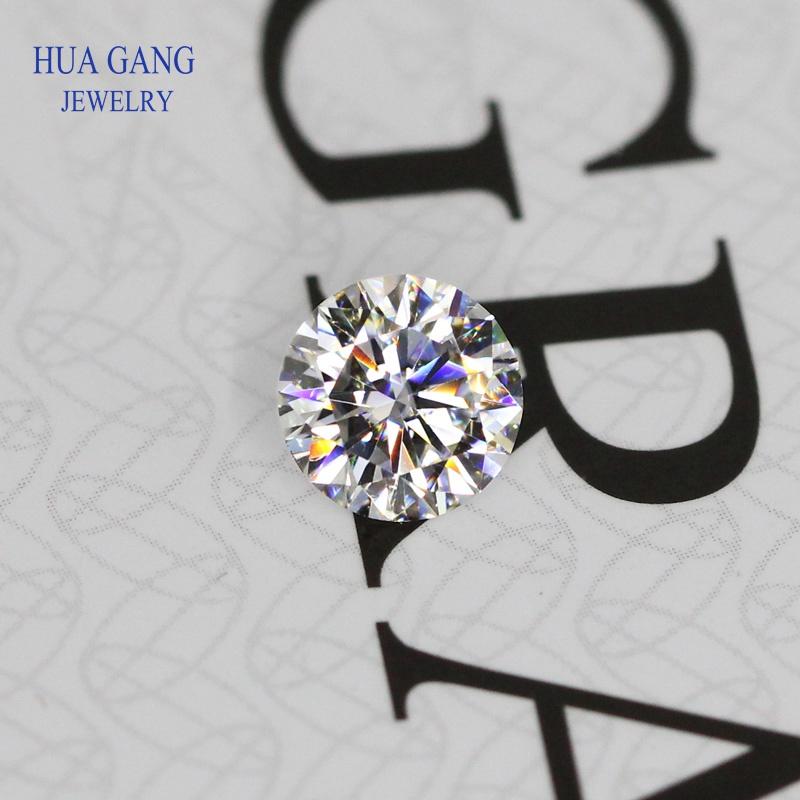 

Other Moissanite 0.3~10mm D Color Loose Stone Round Brilliant Cut Gems VVS1 Ring Bracelet Jewelry DIY Material Lab Diamonds