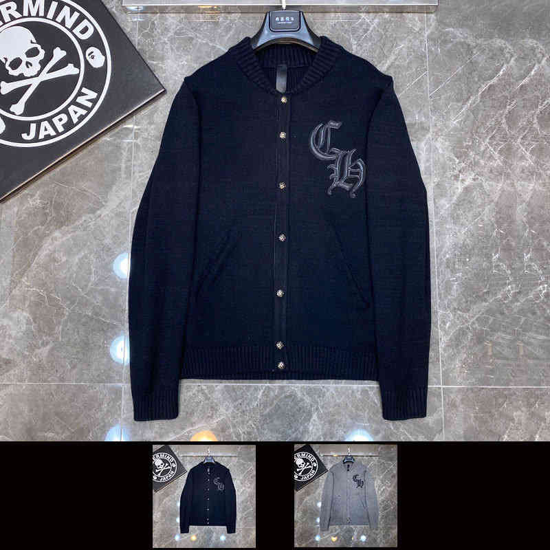 

Men' Hoodies & Sweatshirts Street ch Crowe' heart cross leisure hip hop high street knitted sweater cardigan men and women 8143 L9KV, Gray