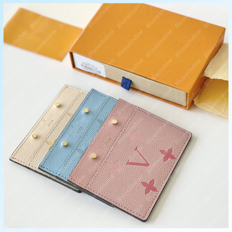 

Fashion Card Holder Wallet Women Men Holders Coin Purses Wallets Mens Cardholder Womens Key Pouch Purse Luxurys Designers Bags 22 B2106181L, Brown;gray