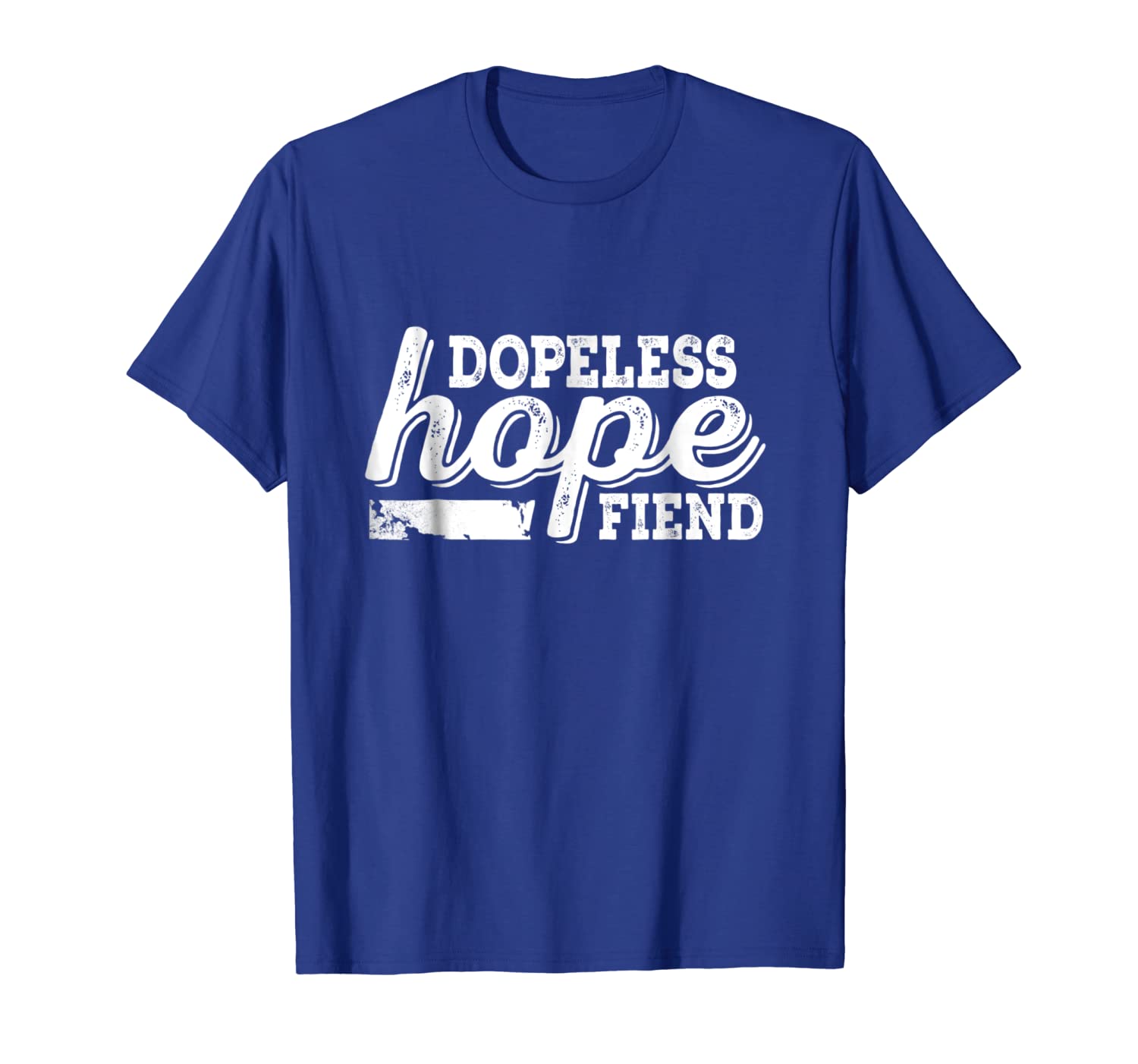 

dopeless hope fiend recovering person awareness t shirt, White;black