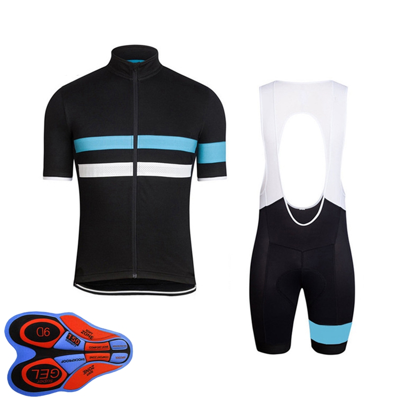 

New RAPHA Team Summer Cycling Jersey Set Breathable Racing Sport Bicycle Jersey Mens Quick dry Short Sleeve MTB Bike Outfits S21040626, Black;red