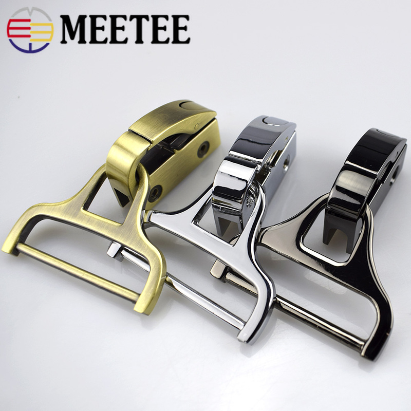

2/4sets Meetee Metal Bag Side Clip Buckles for Handbag Strap Belt Clasp Screw Hook Connector Bags Hanger Hardware Accessories